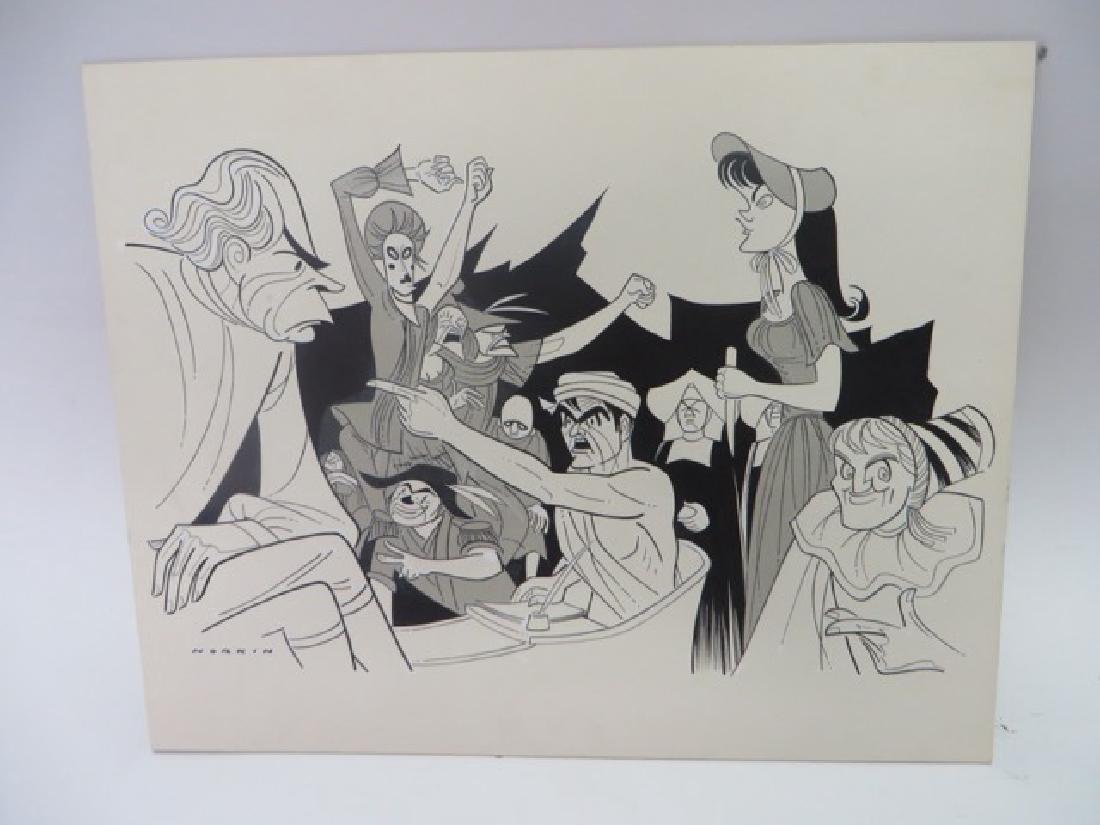 Sam Norkin Pen and Ink. Signed (1 of 2)