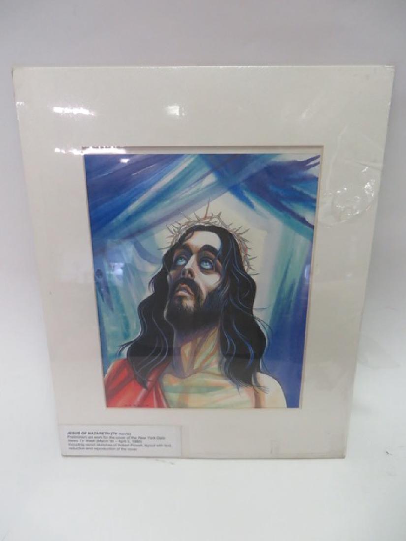 Sam Norkin. Watercolor. Signed (1 of 2)