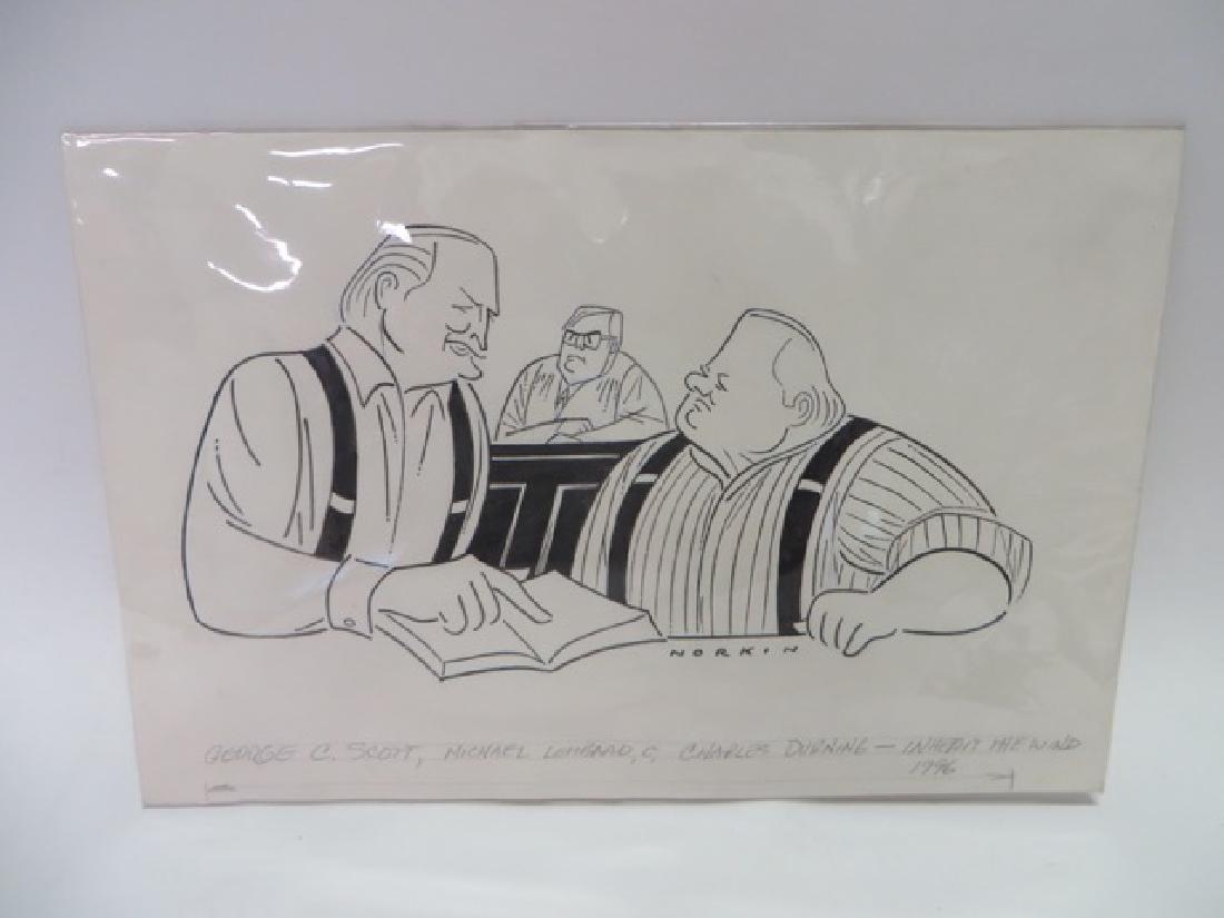 Sam Norkin Pen & Ink. Signed (1 of 1)