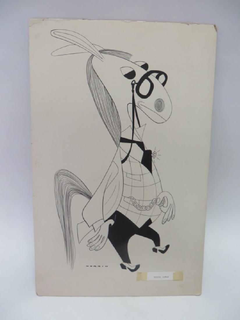 Sam Norkin. Horse Sense. Signed: 19 x 12