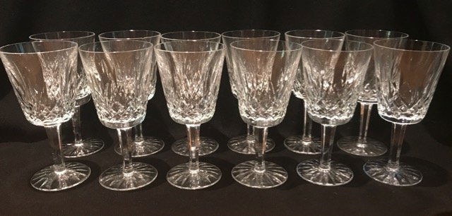 Waterford Lismore Water Glasses (12) (1 of 5)