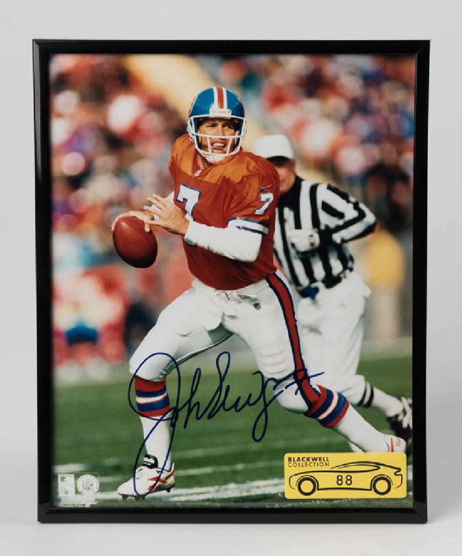 John Elway and Joe Montana Signed Photos (2) (1 of 2)