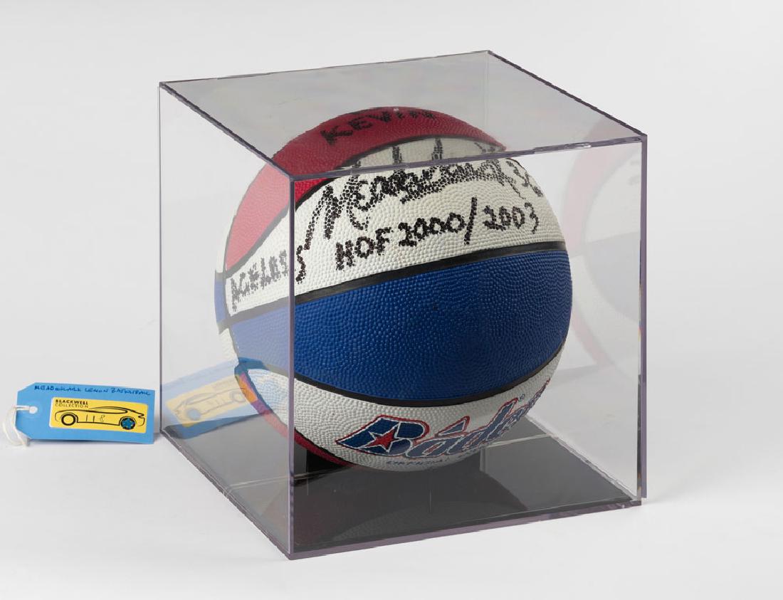 meadowlark lemon signed basketball