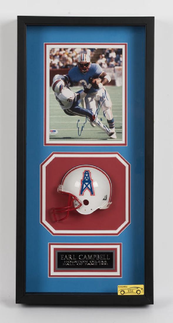 Earl Campbell Signed Photo Display (1 of 1)