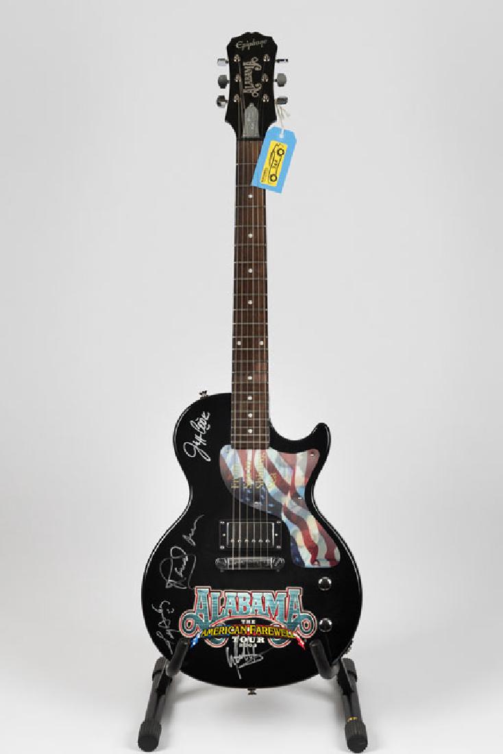 Alabama Signed Guitar Aug 18, 2017 MidHudson Auction Galleries in