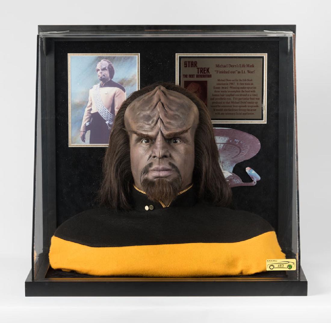 Michael Dorn's Life Mask as Lt. Worf, Star Trek (1 of 1)