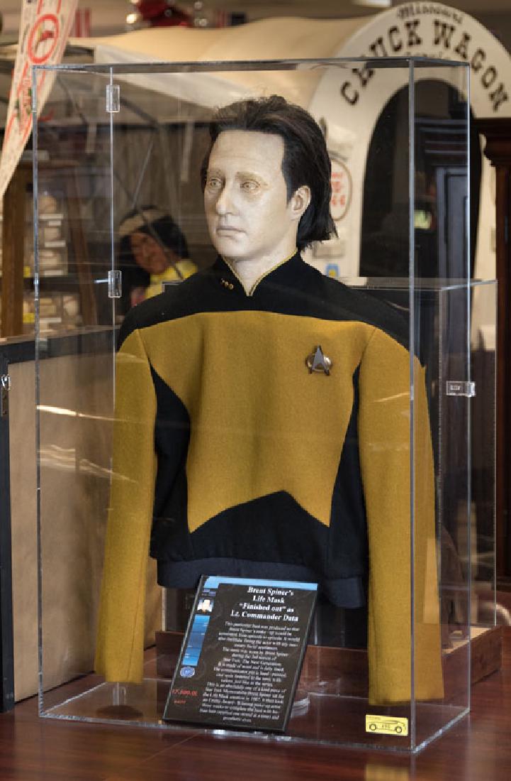 Brent Spiner's Life Mask as Lt. Commander Data, Star (1 of 5)