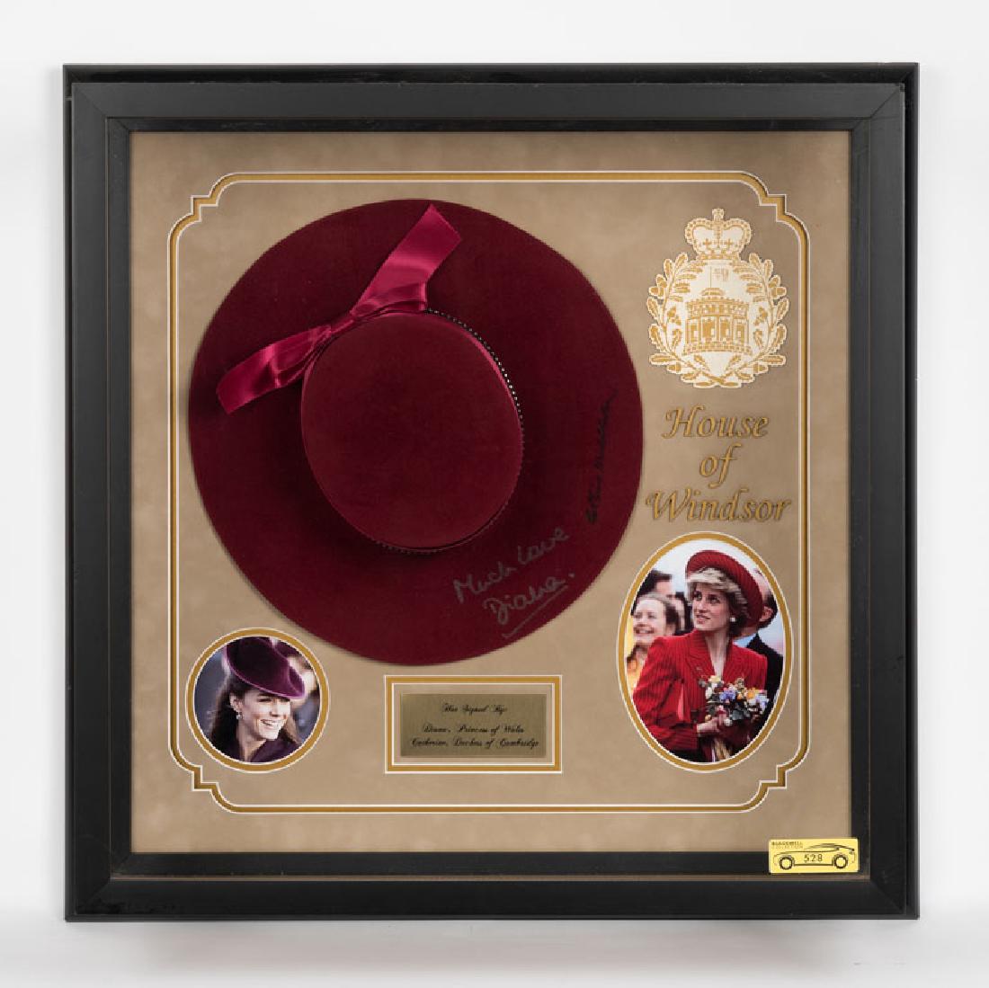 Diana and Duchess of Cambridge Sgd. Hat (1 of 3)