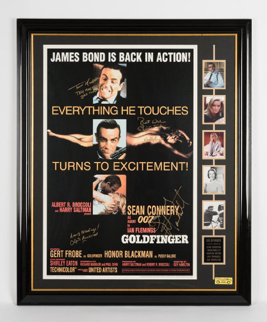 Goldfinger Signed Movie Poster (1 of 1)