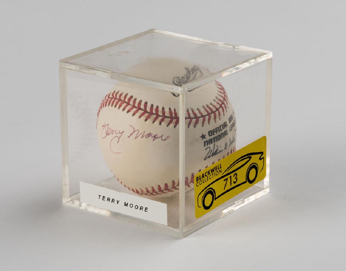 Terry Moore Signed Baseball (1 of 1)