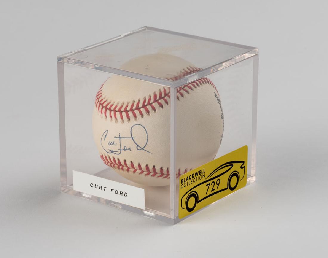 Curt Ford Signed Baseball (1 of 1)