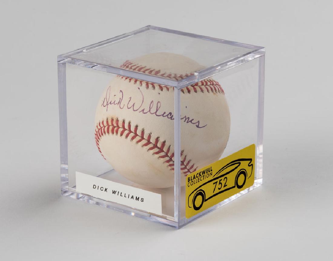 Dick Williams Signed Baseball (1 of 1)
