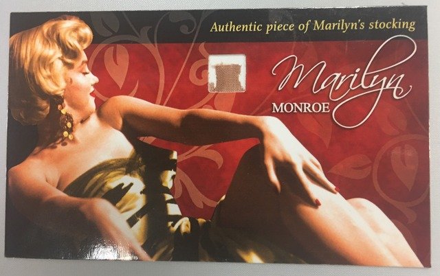 Marilyn Monroe Stocking Fragment (1 of 3)