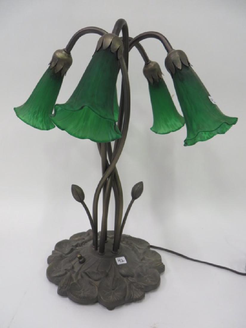 Lily Lamp. Four Shades. Lily Pad Base (1 of 1)