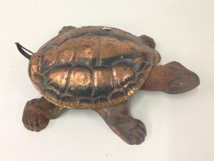 Antique Cast Iron Turtle Spitoon (1 of 1)