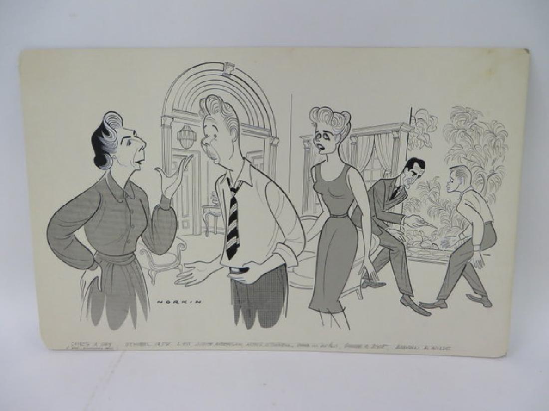 Sam Norkin Original Pen and Ink Sgd. (1 of 4)