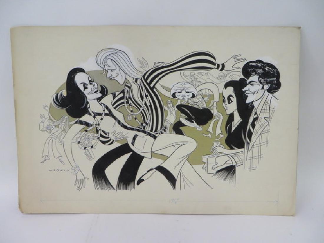 Sam Norkin. Original Illustration. Sgd.: Unidentified. Signed Norkin 19"H. x 281 /2"W.