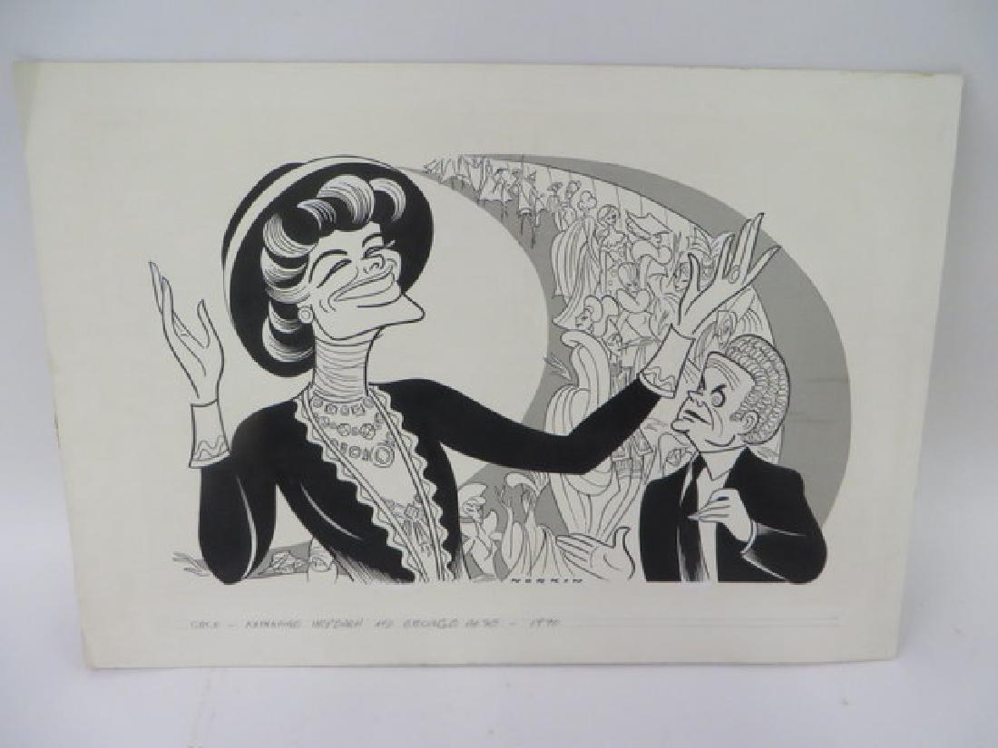 Sam Norkin. Original Illustration. Sgd. (1 of 3)