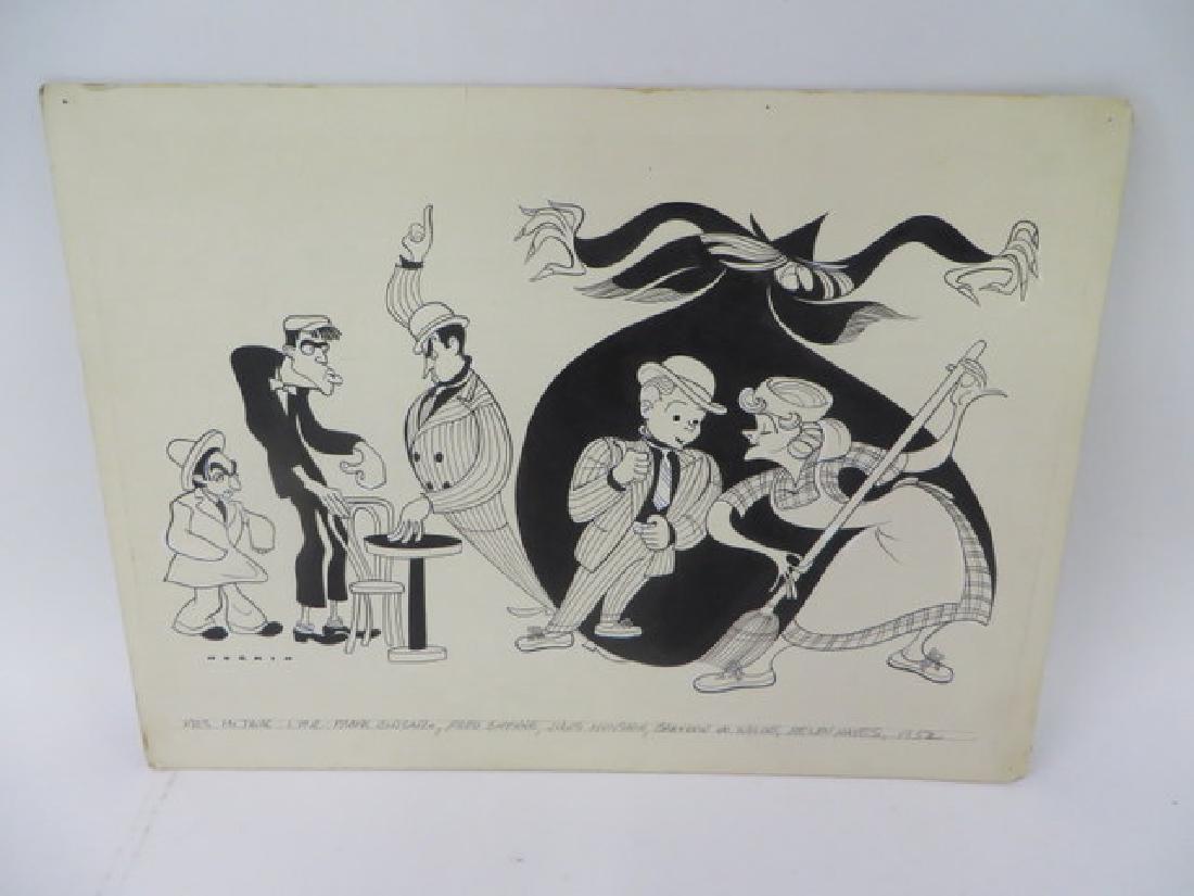 Sam Norkin. Original Illustration. Sgd. (1 of 4)