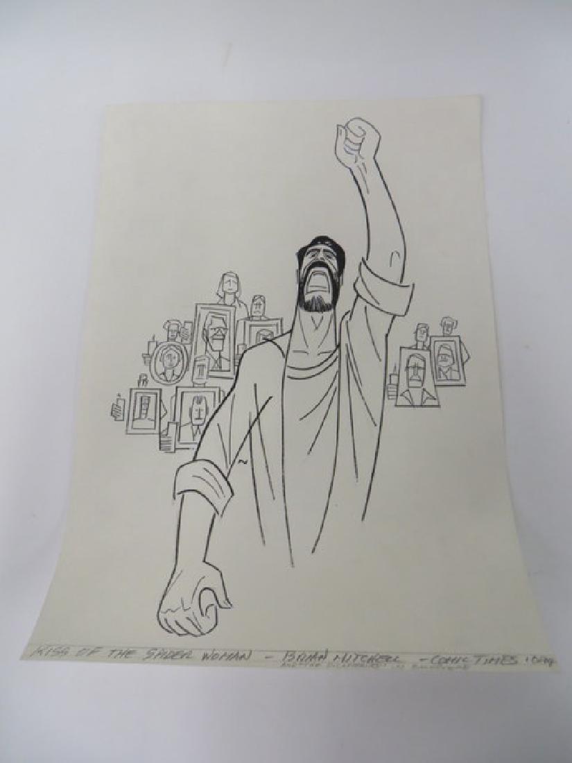 Sam Norkin. Original Illustration. Sgd. (1 of 2)