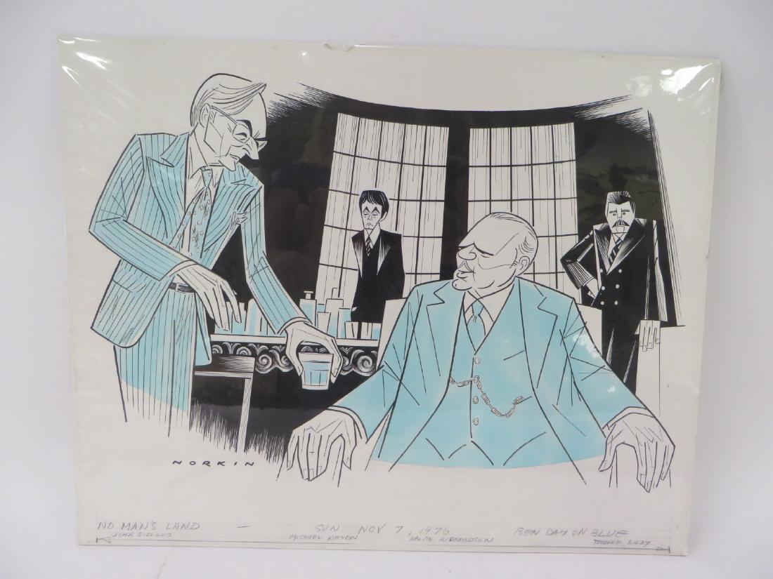 Sam Norkin. Original Illustration. Sgd. (1 of 1)