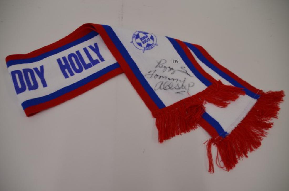 Tommy Allsup Signed Buddy Holly Scarf (1 of 1)