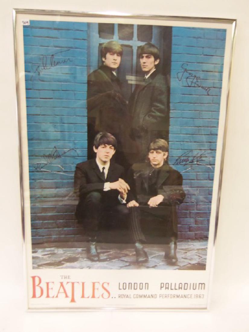 Beatles Poster. London Palladium (1 of 4)