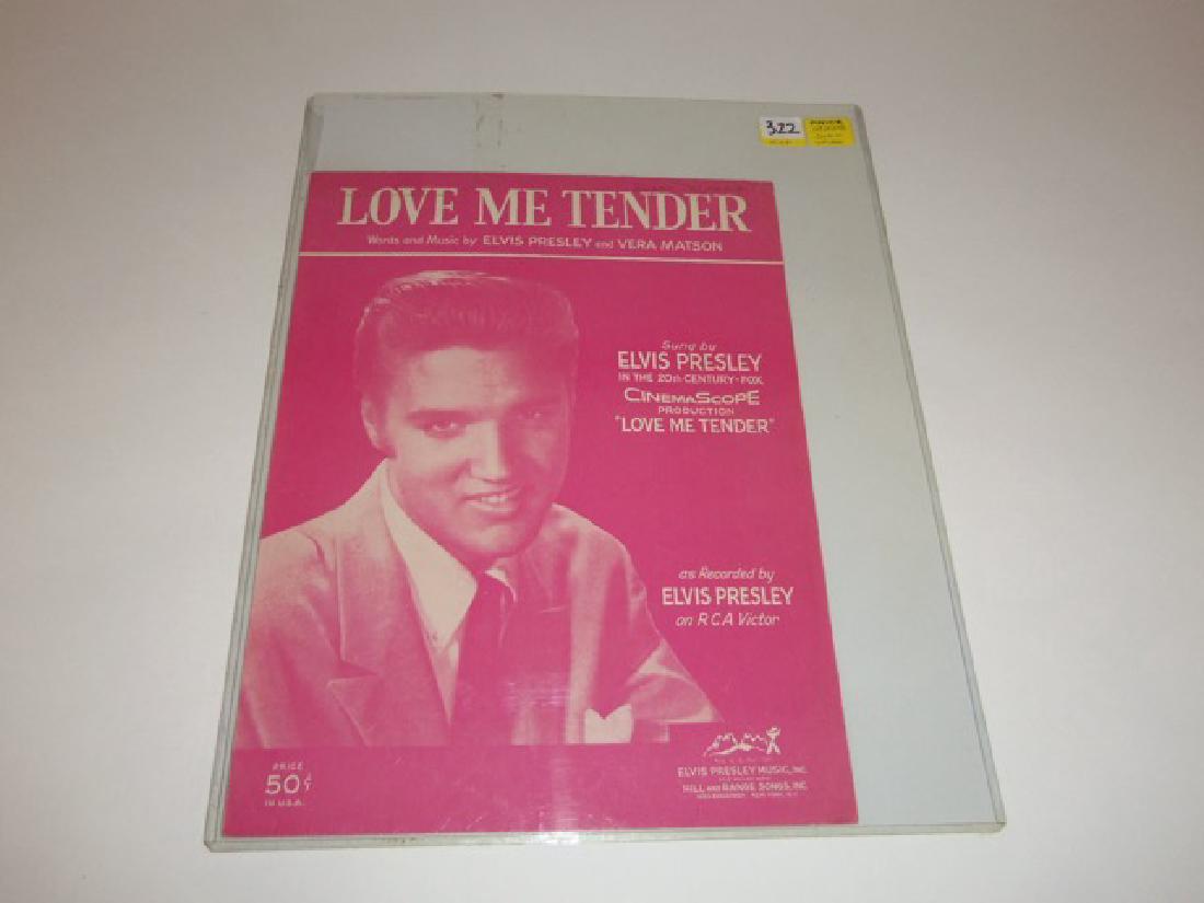 Love Me Tender Sheet Music  with 4th Verse (1 of 2)
