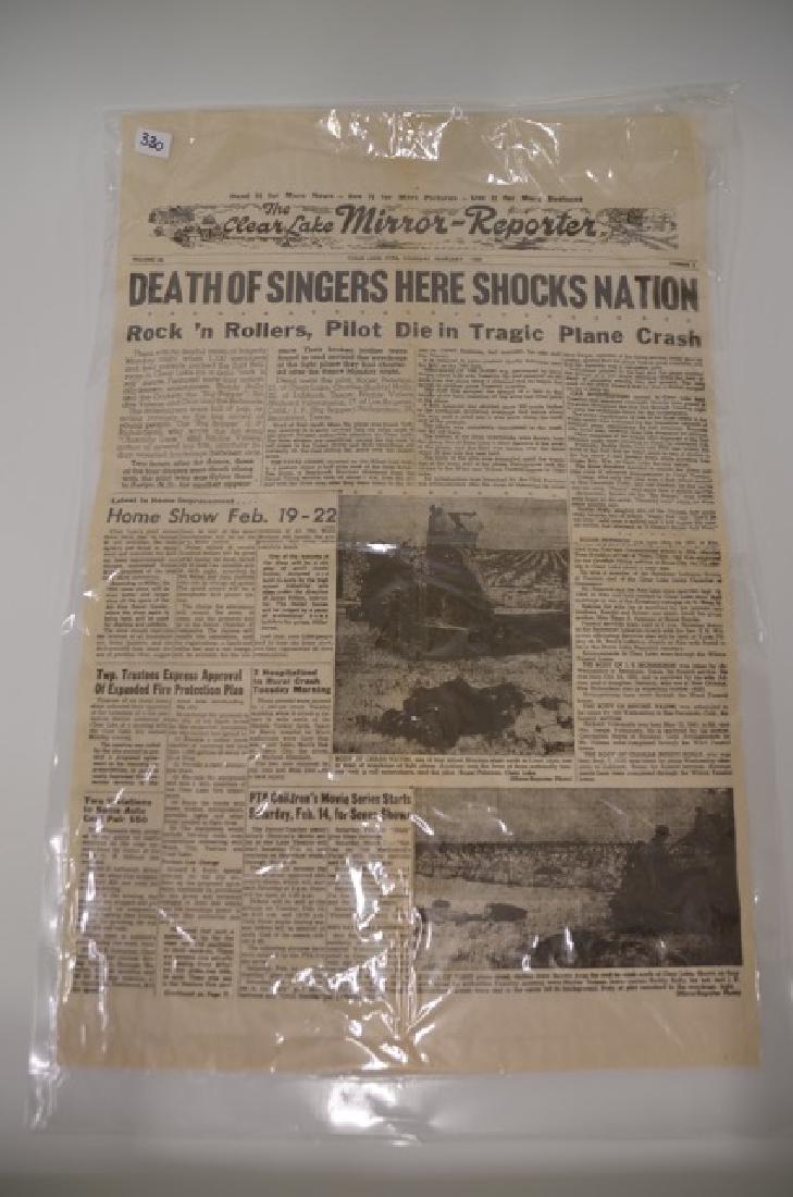 Clear Lake Mirror Reporter Holly Plane Crash (1 of 1)