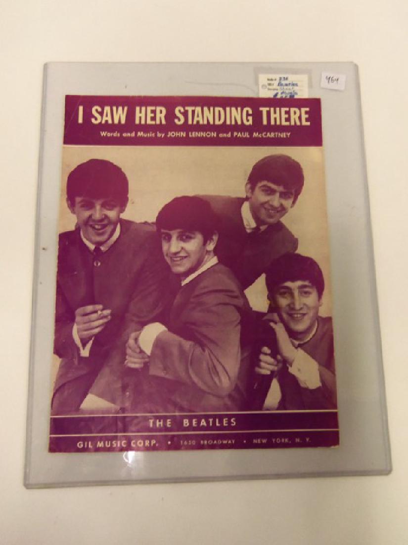 Beatles Sheet Music. I Saw Her StandingÂ There (1 of 2)
