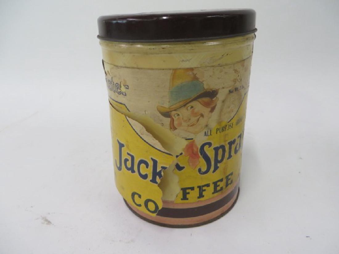 Five Antique Jack Sprat  Advertising Tins (1 of 11)