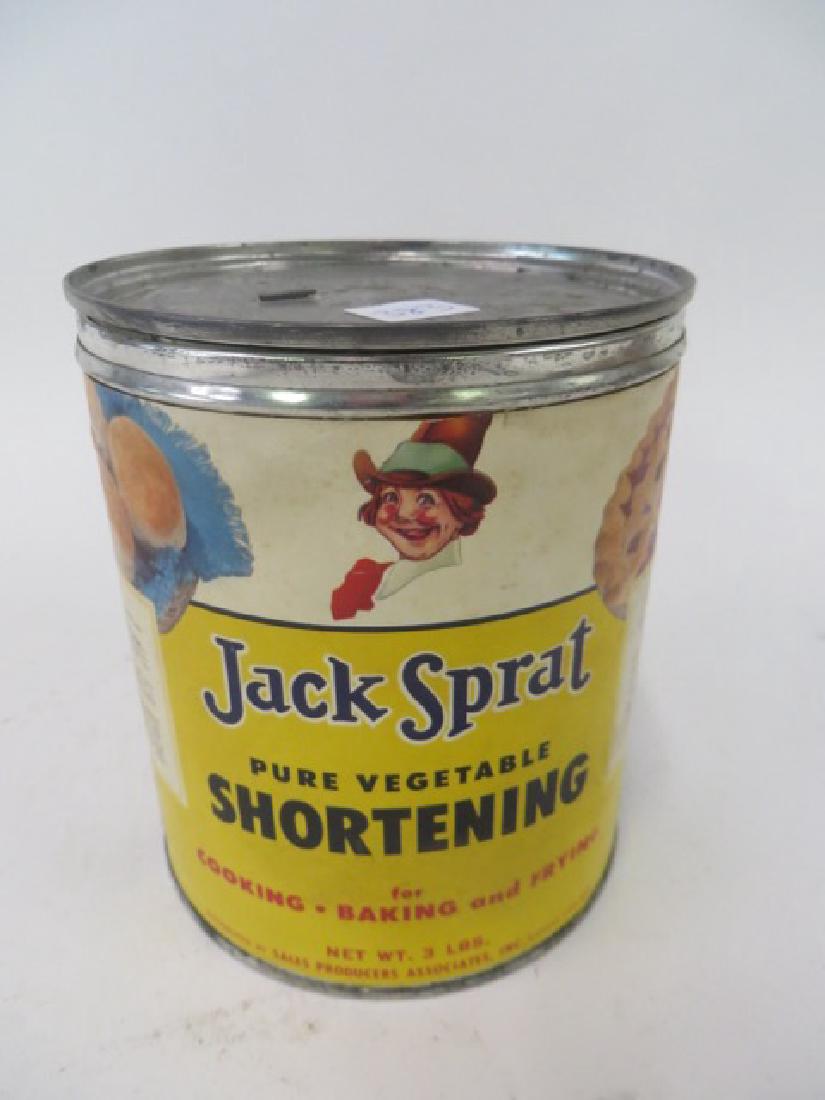 Five Antique Jack Sprat  Advertising Tins (1 of 10)