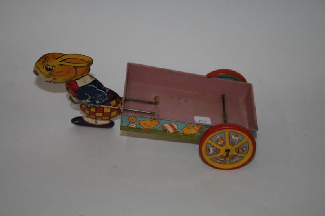 J. Chein Tin Toy Rabbit Wagon (1 of 3)