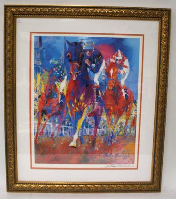 LeRoy Neiman Serigraph. Kentucky Derby (1 of 3)