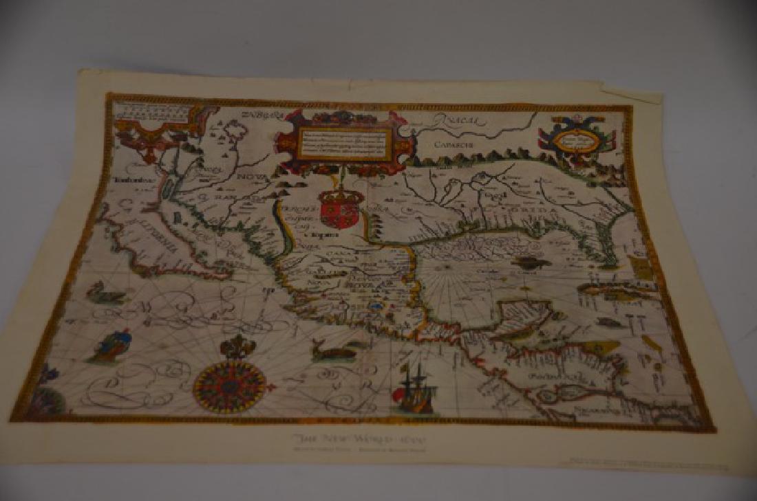 World and Tartary Maps: American Heritage and other reproduction maps. 17-1/2" x 22" approx.