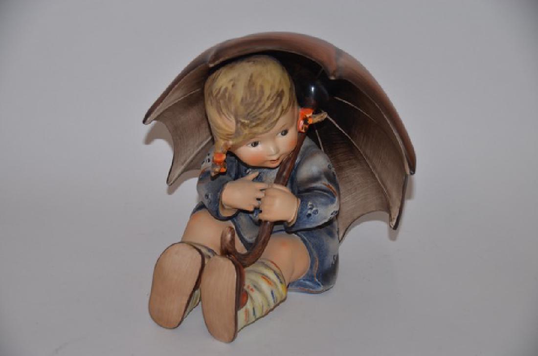 Hummel Oversized Figure Umbrella Girl: Copyright mark by W. Goebel W. Germany and stamp beneath says 1951 152-IIB blue mark. 8"H.