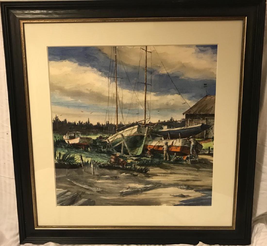 Odgen Pleissner. Water Color. Sgd. (1 of 3)