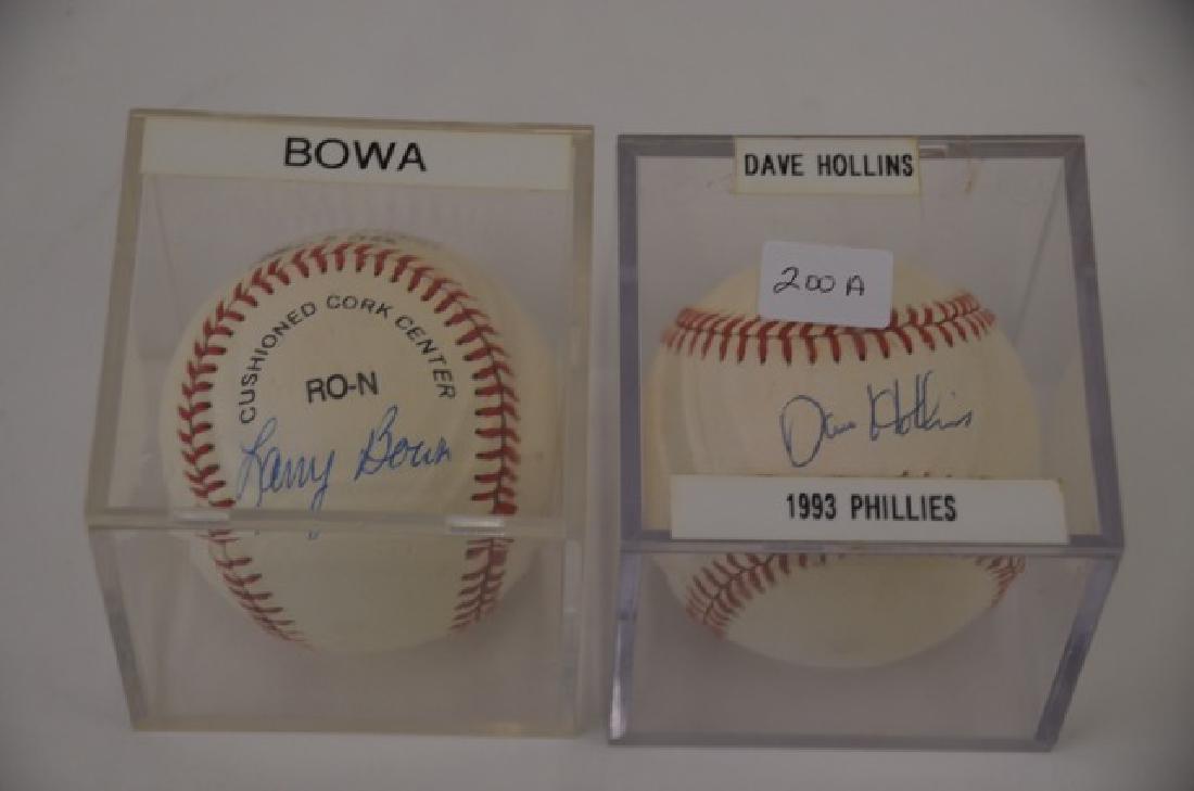 Hollins. Bowa Signed Baseballs (2) (1 of 1)