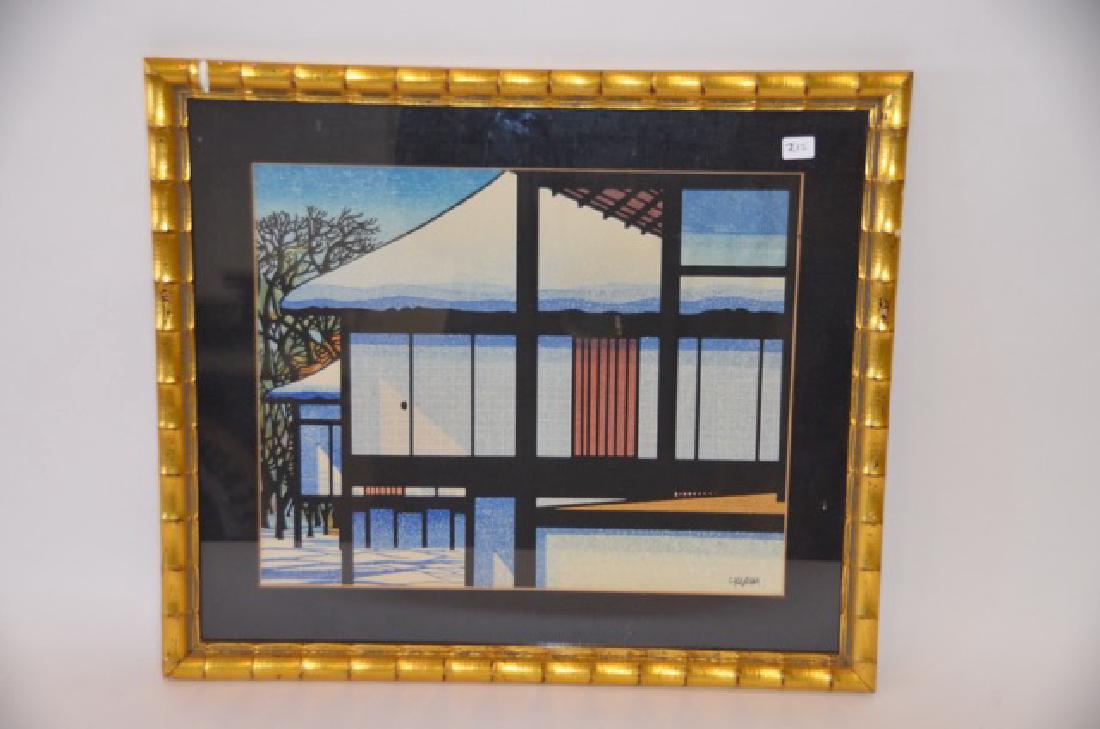 Japanese Hand Colored Woodblock Print (1 of 3)