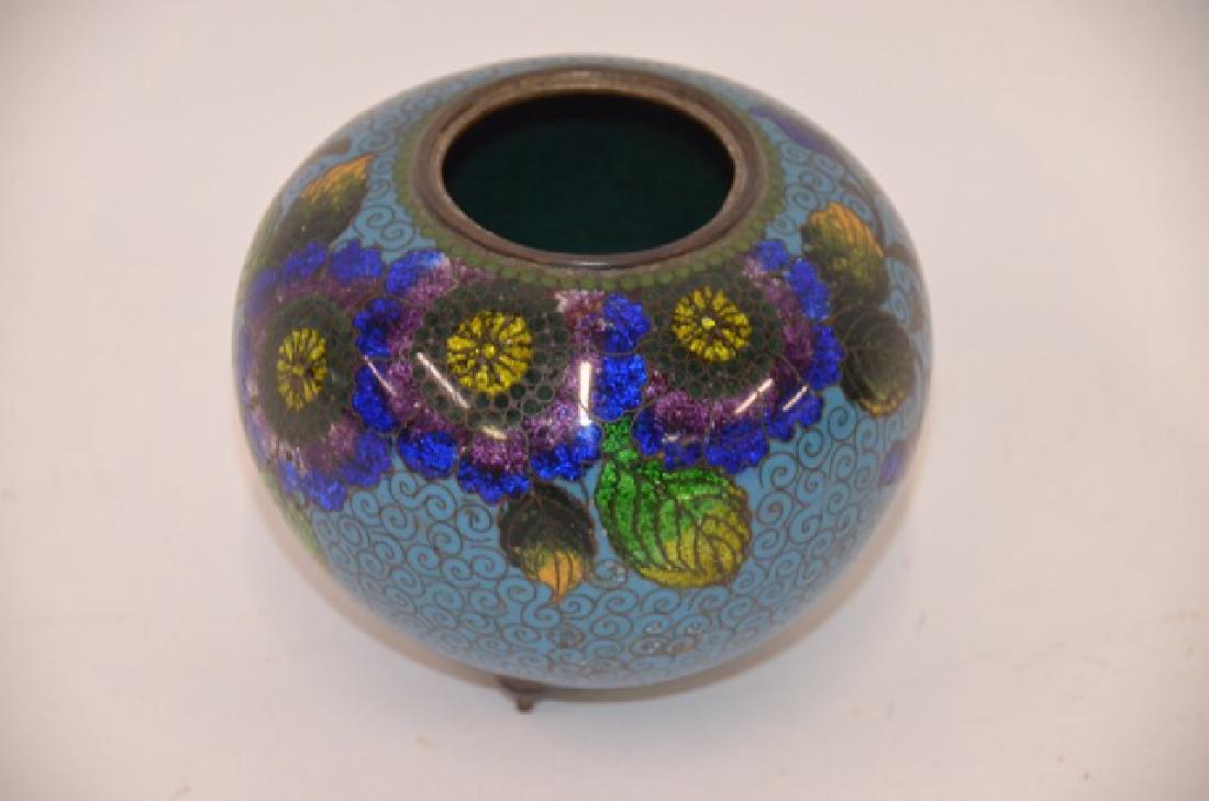 Antique Chinese Cloisonne Vase (1 of 2)