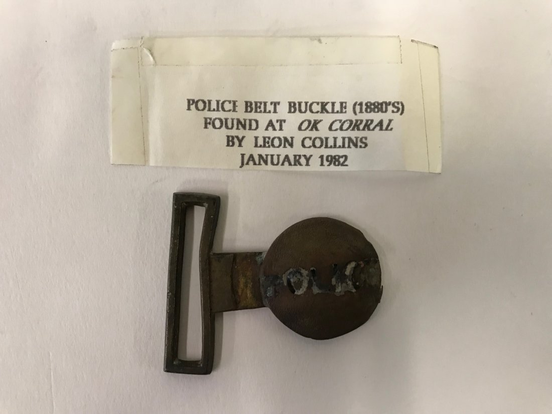 Police Belt Buckle Found at OK Corrall (1 of 2)