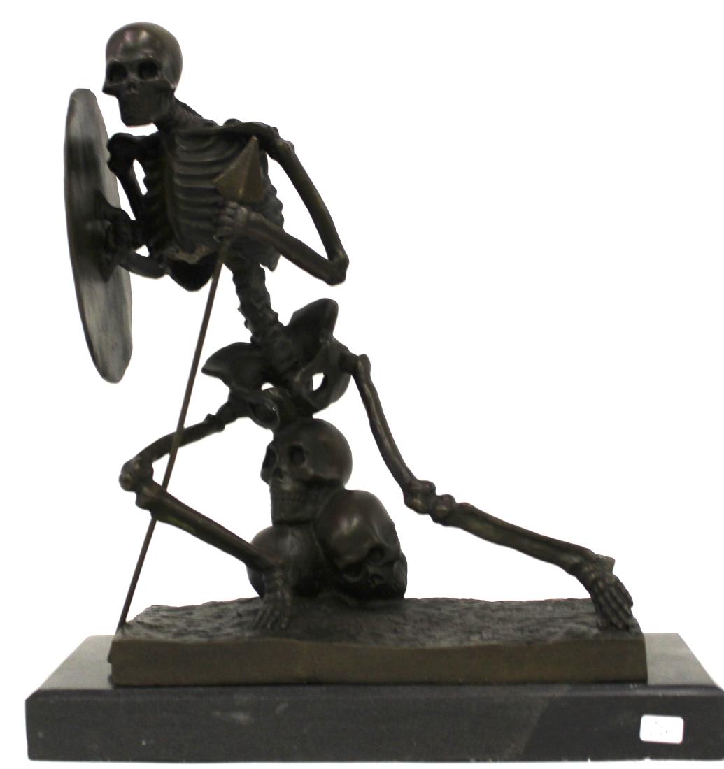 Bronze Skeleton Figure (1 of 3)