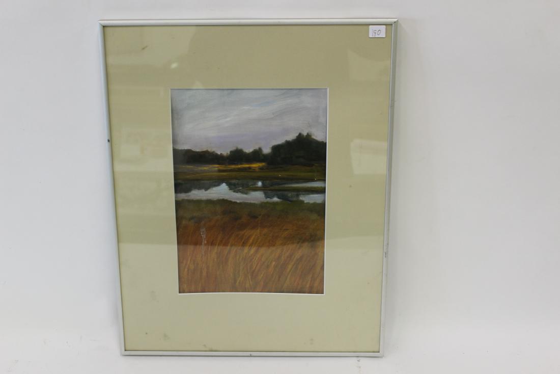 1920's Oil on Linen on Board. Sgd. Indiscernibly (1 of 1)