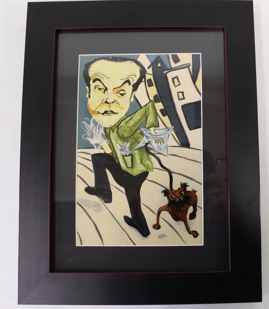 Pop Art Painting. Jack Nicholson / Puppy Oops! (1 of 3)