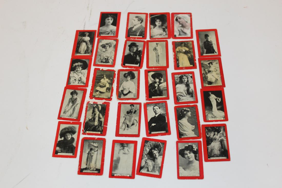 1900's Actors and Actresses Tobacco Cards (27) (1 of 1)