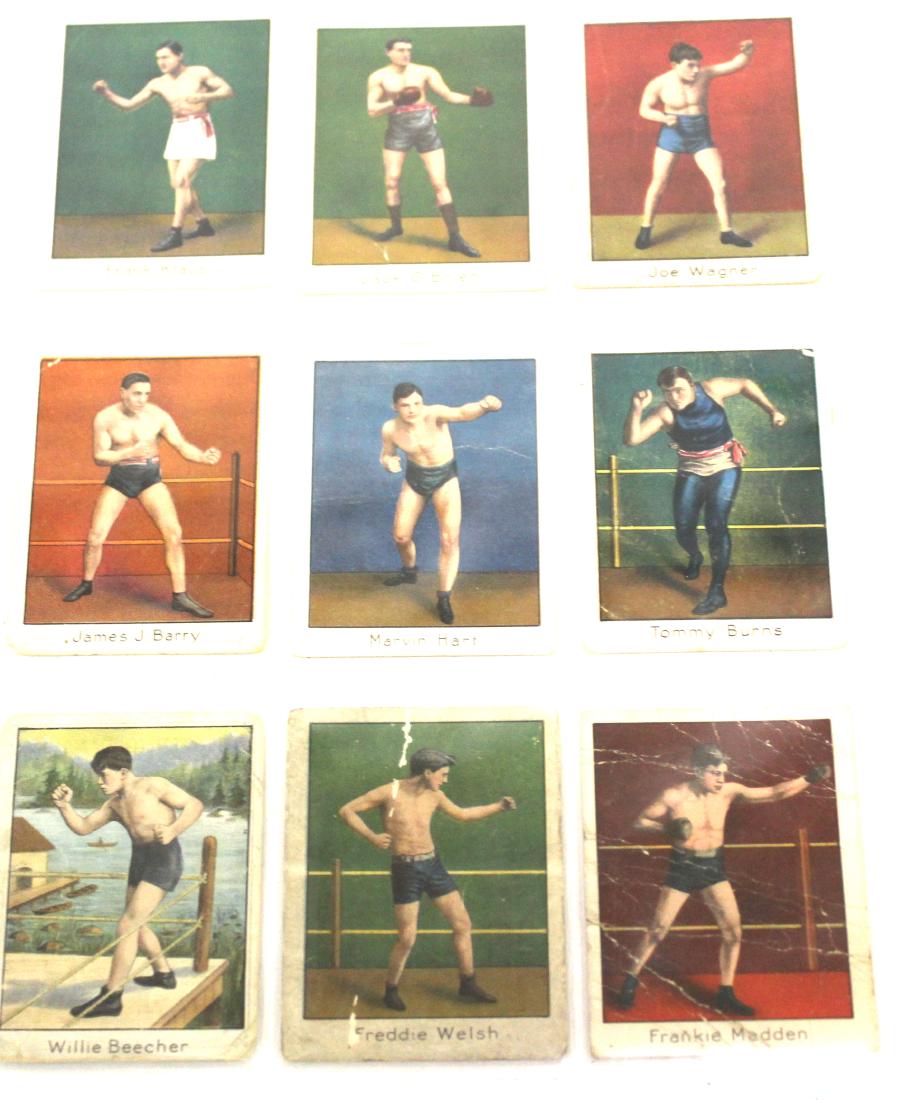 Mecca Cigarette Boxing Cards, 1910, T220 (9) (1 of 2)