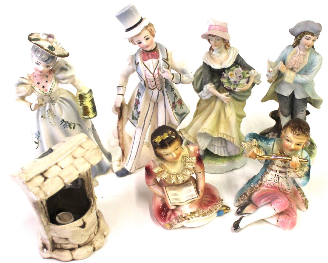 Lefton, Capo De Monte&  Fremo Figures(  7 ) (1 of 3)