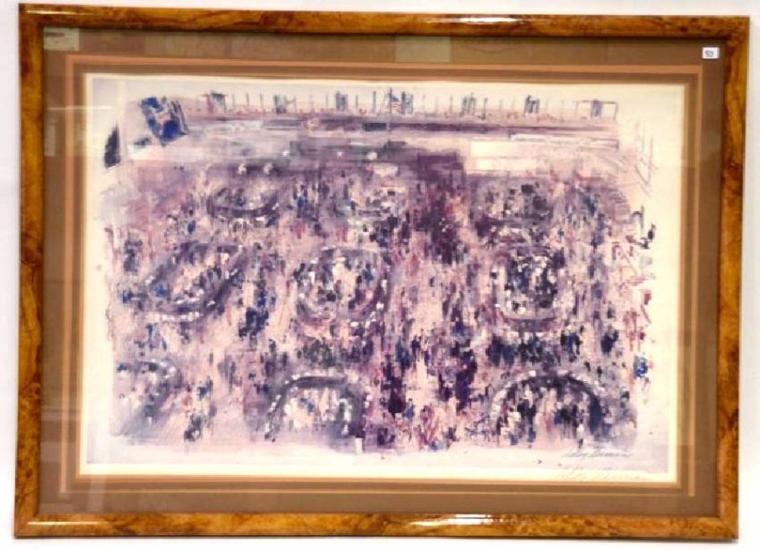 LeRoy Neiman Lithograph. Stock Exchange. (1 of 2)