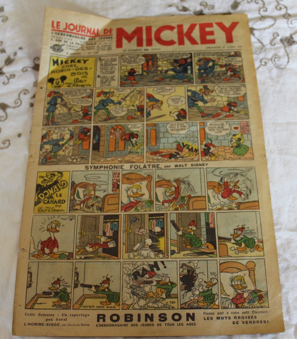 Mickey Mouse, Donald Duck & Orphan Annie Comic C1937 (1 of 6)