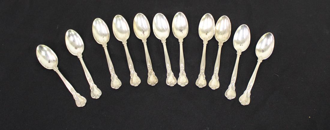 Gorham  Sterling Silver Teaspoons (11) (1 of 1)